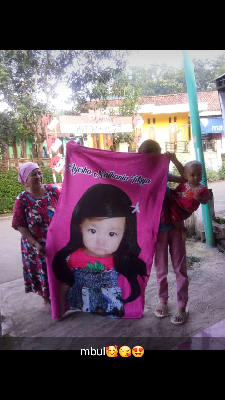 Selimut Custom  Bisa Request Gambar Sendiri Korea,idol,bts,exo,kpop,blackpink Gratis Tambah Tulisan