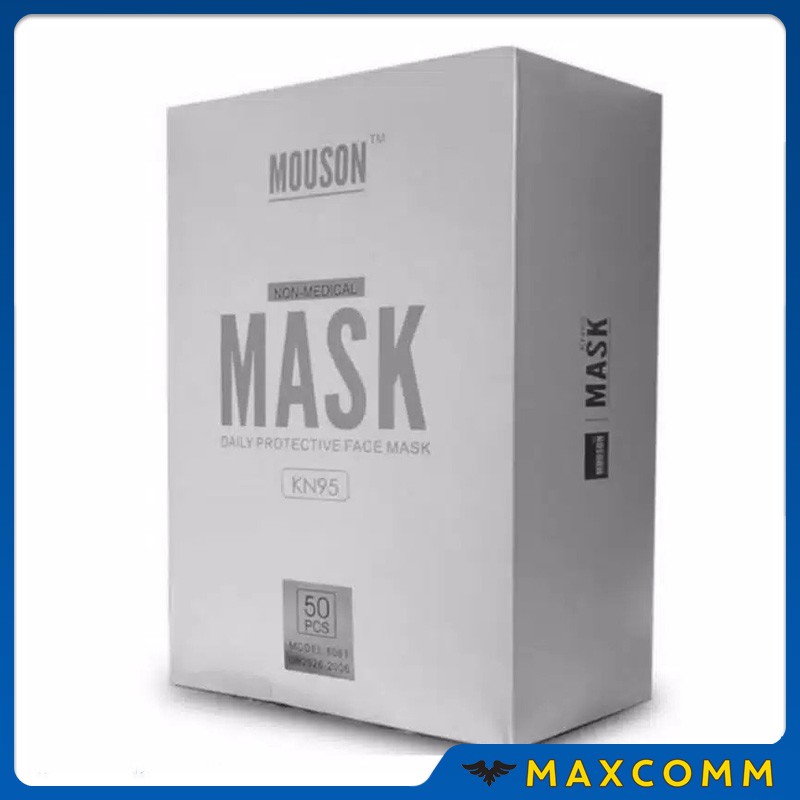 MASKER MOUSON PREMIUM KN95 MASKER SEKALI PAKAI 5PLY NON MEDIS