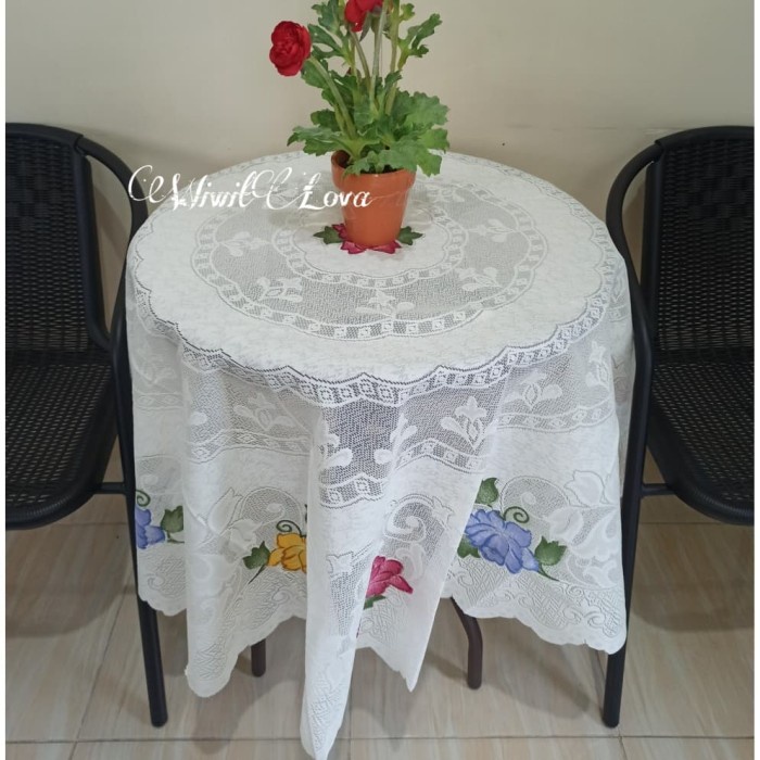 Taplak Meja Makan - Taplak Meja Makan Bulat 4K / Taplak Meja Bulat / Taplak Meja Makan
