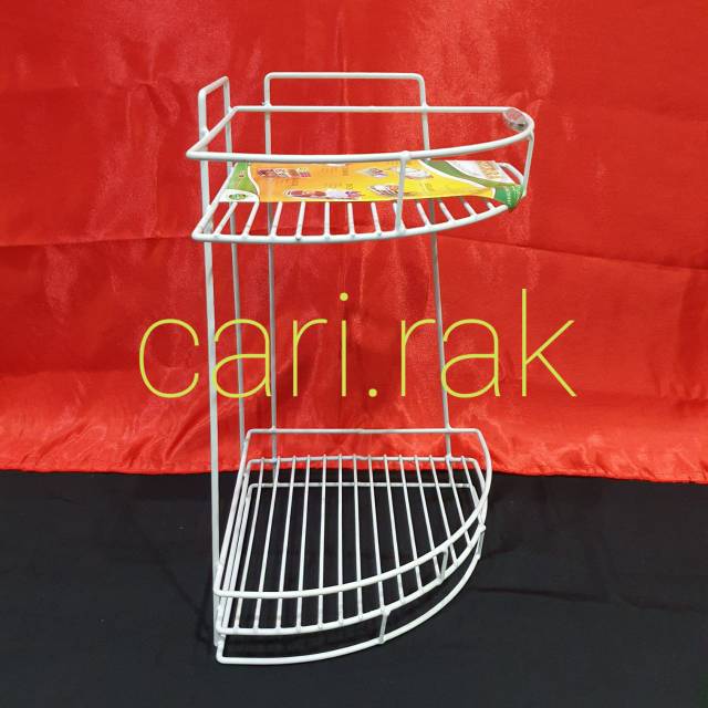 Rak Sudut Kamar Mandi / Rak Sudut Bumbu Dapur / Rak Gantung SIERRA type PINUS