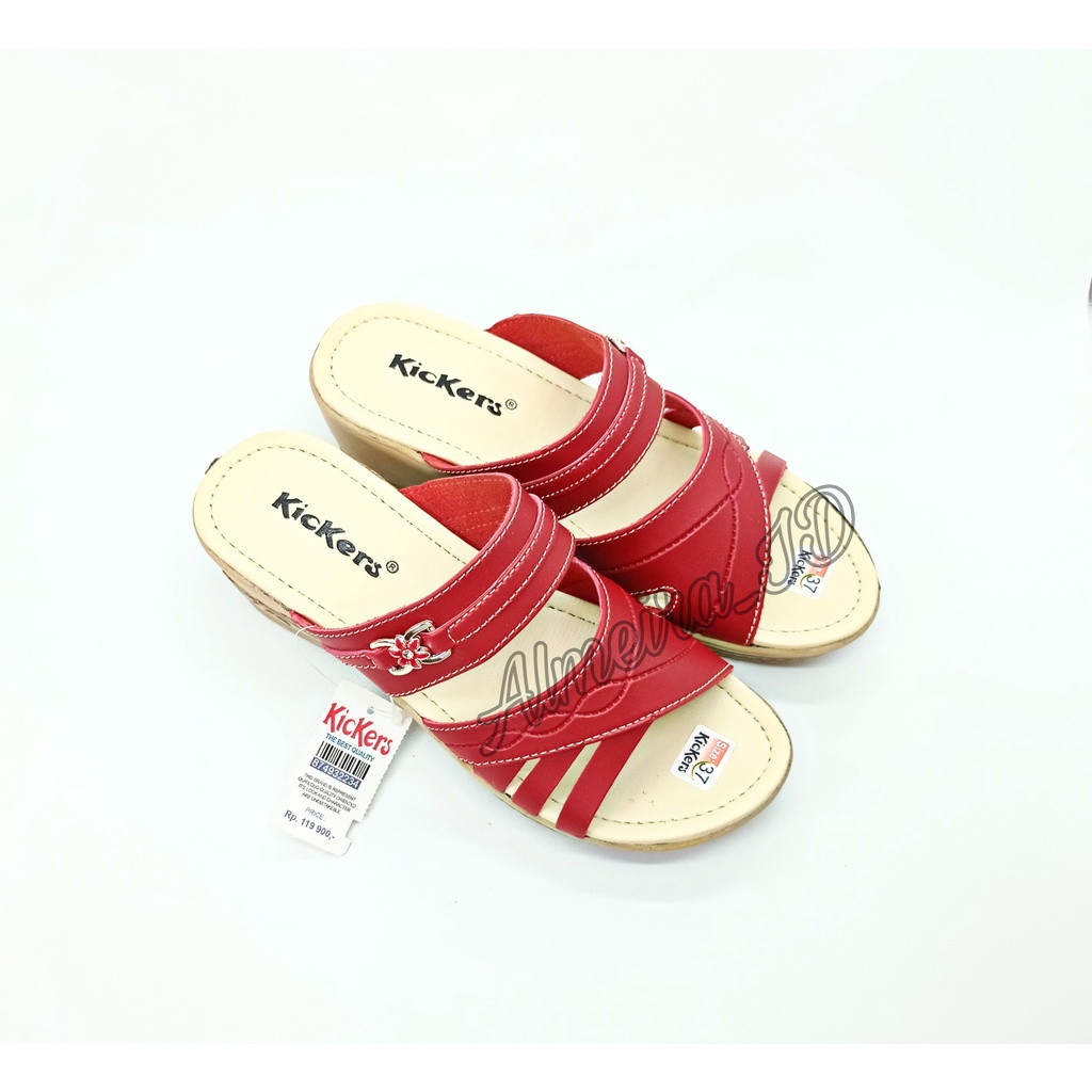 Sandal Wanita Wedges Kickers Branded | Sandal Import | Sandal Fashionable