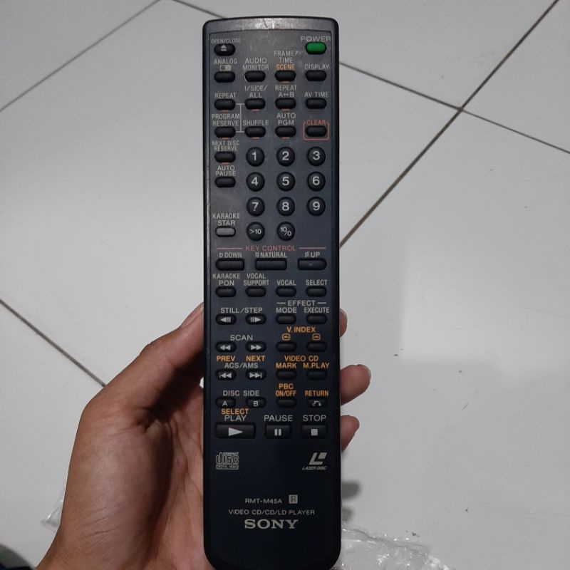 REMOTE REMOT DVD SONY RMT-M45A ORIGINAL ASLI