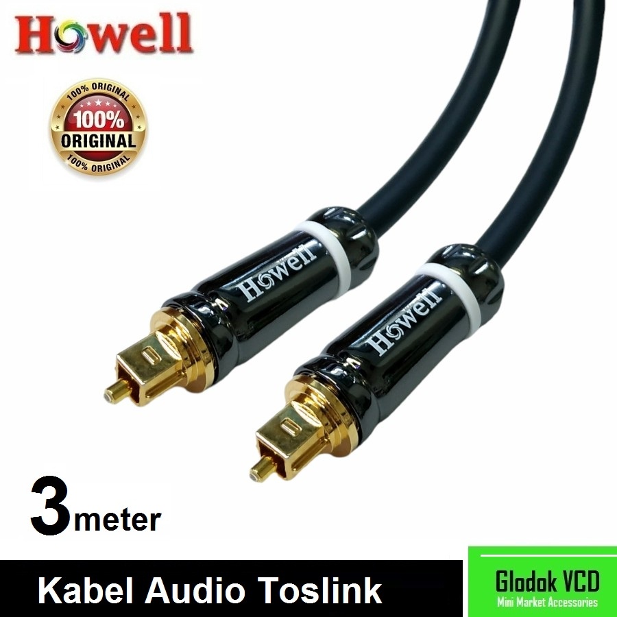 Howell Kabel Audio Digital Optic Toslink 3M HQ