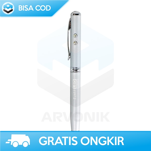 LASER POINTER TAFFLED 4 IN 1 STYLUS SENTER DESAIN ELEGAN ALUMUNIUM 054