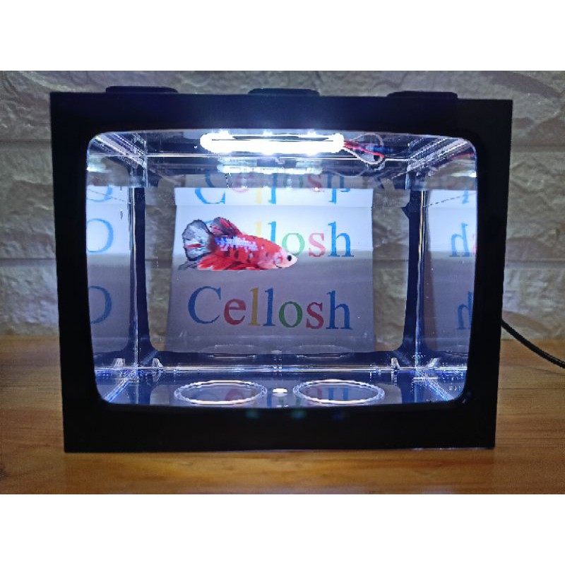 Soliter Cupang Aquarium Ikan Cupang With Led Light - Top5