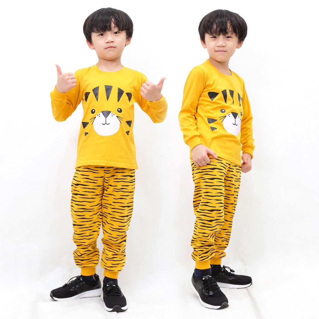 Owlet - setelan anak / piyama anak bergambar / piyama panjang / baju tidur anak