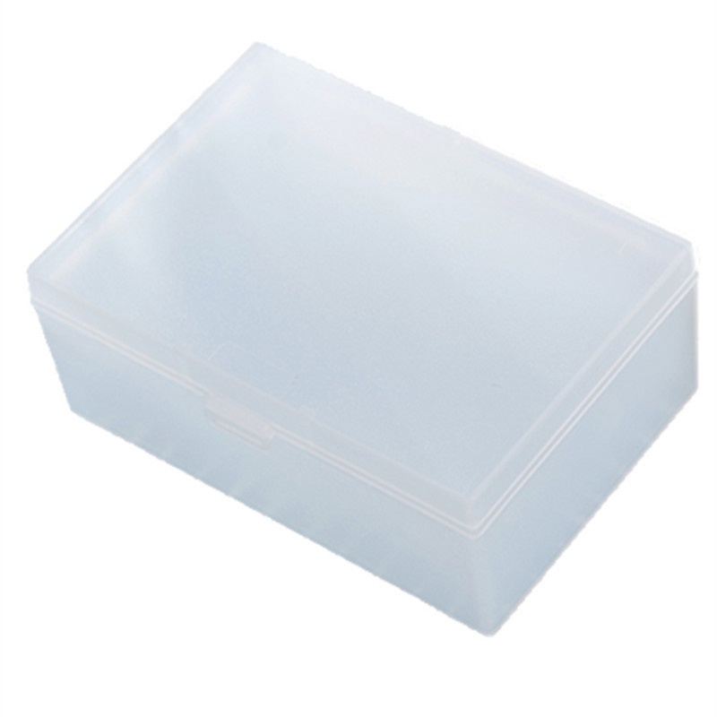 Portable Clear Matte Rectangle Plastic Storage Box Pills Beads Package Box