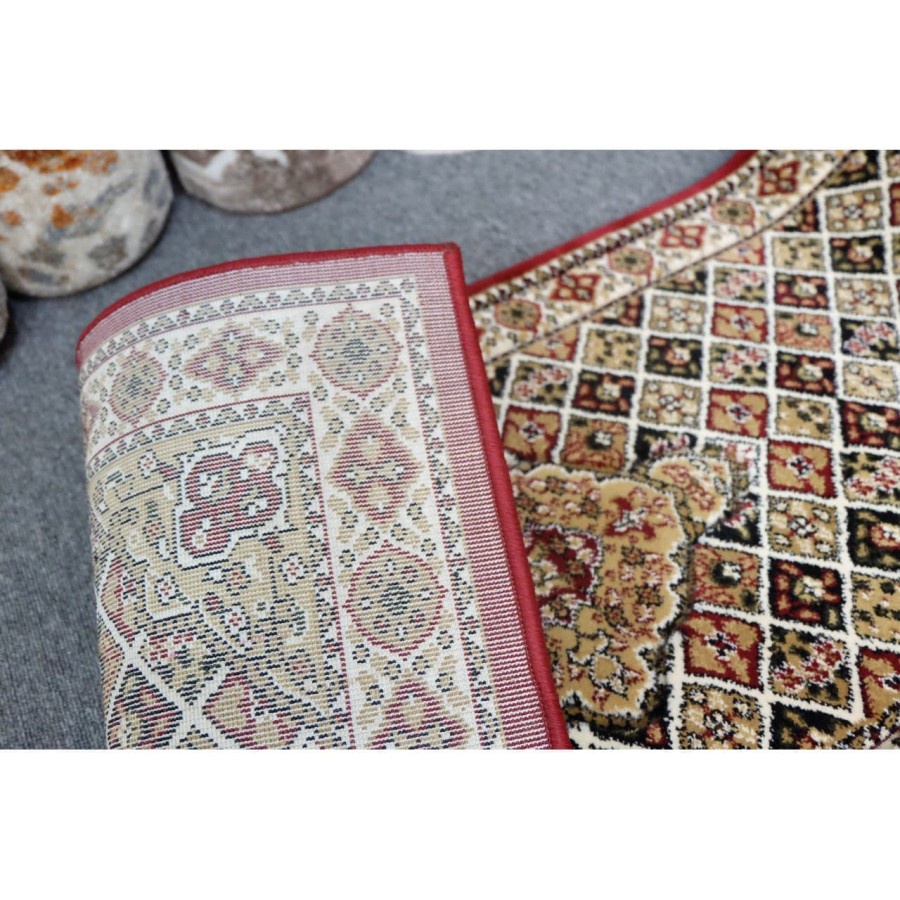 Karpet Luxury Turki Dark Red Uk. 55x230-3