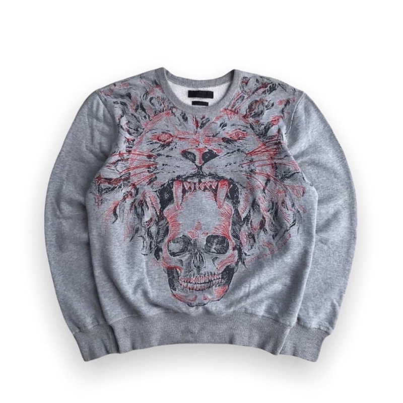 Alexander mcqueen skull lion crewneck