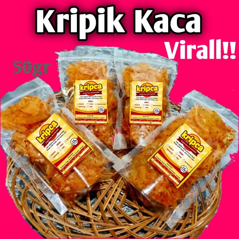 

Happy Kripik kaca extra pedas daun jeruk