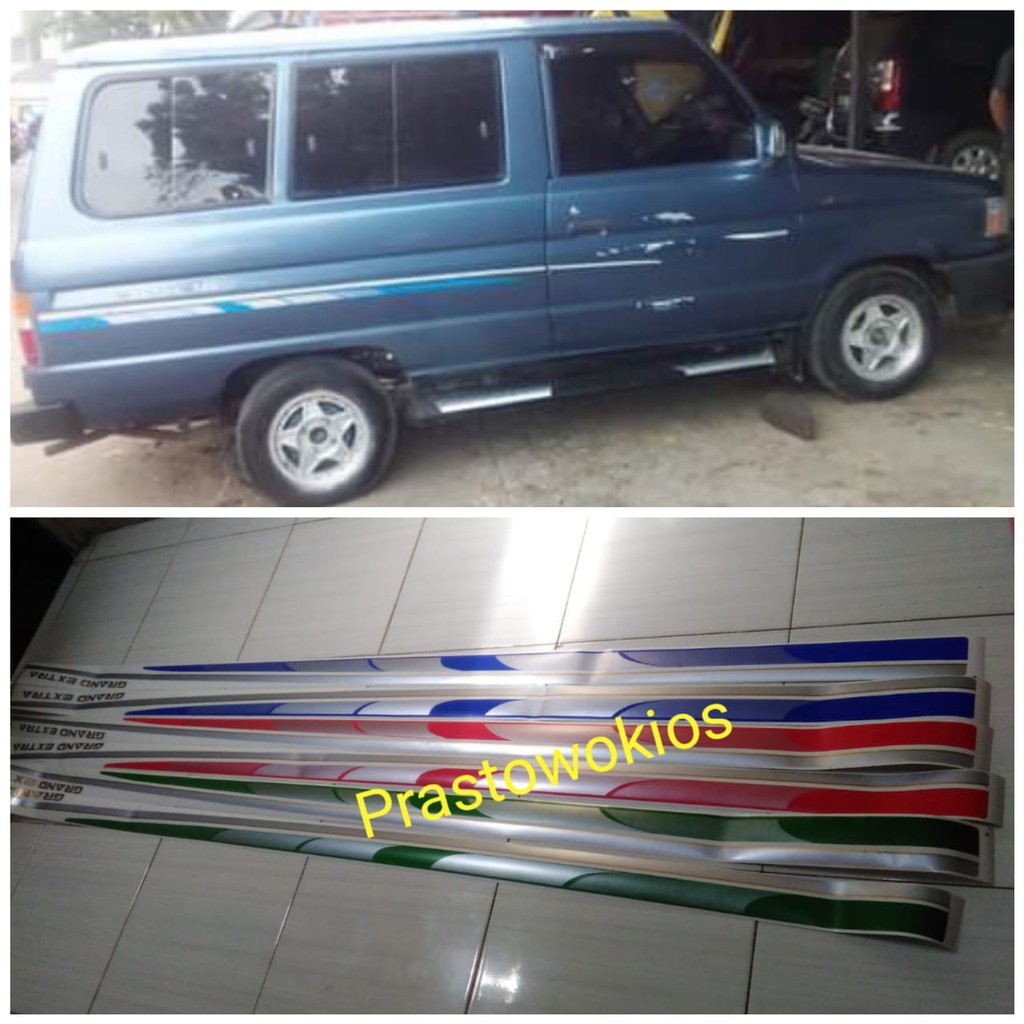 Striping sticker stiker list body KIJANG GRAND EXTRA 1.8