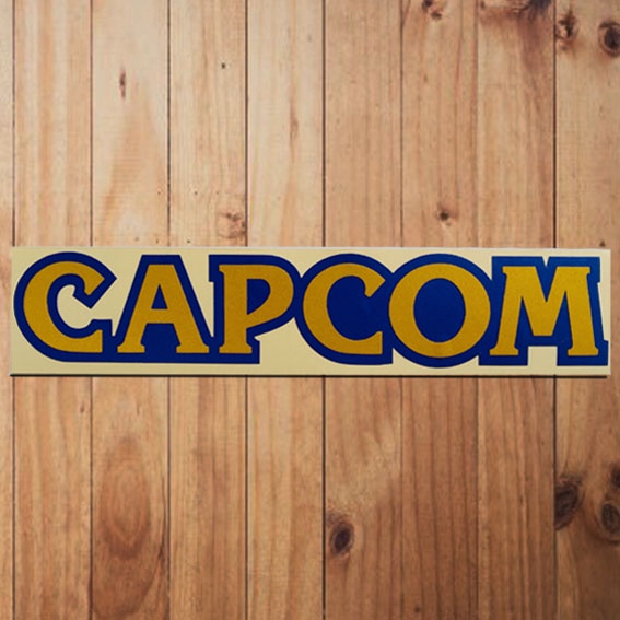Sticker Capcom Textline