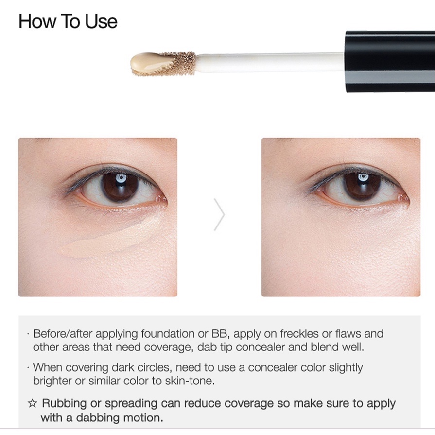 THE SAEM - Cover Perfection Tip Concealer SPF28 / PA ++ 6.5g