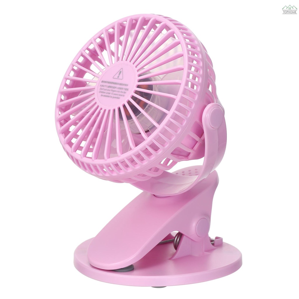 Fan Portable Desk Fan Clip On Fan Desktop Cooling Fan Usb Rechargeable 3 Speed Adjustable Small Air Cooler Personal Fan For Office Home Use Shopee Indonesia