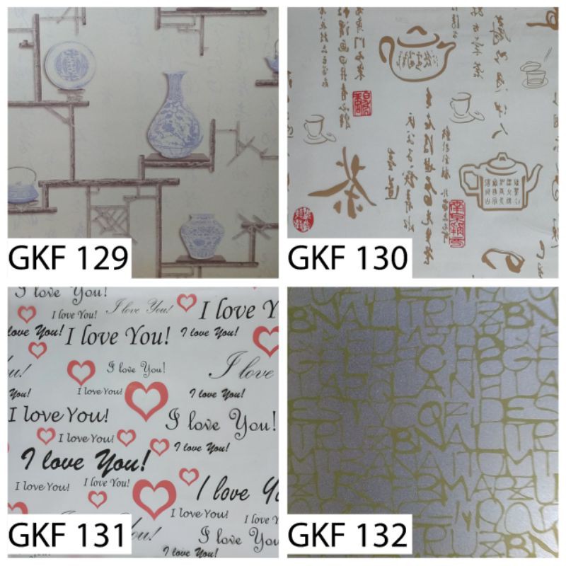 

Sticker Kaca Motif Glitter /m