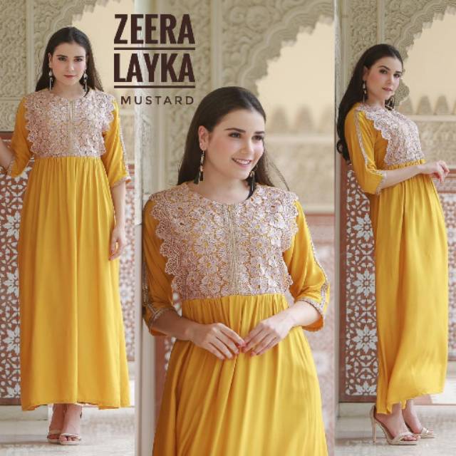 Daster arab zeera layka by zeera dress ori
