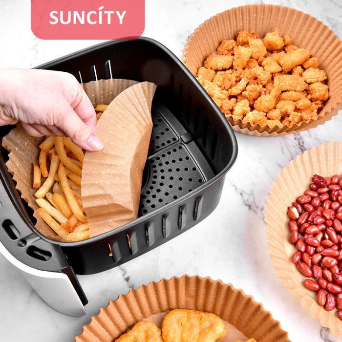 Suncity air fryer paper tray 50pcs / kertas tatakan airfryer gorengan