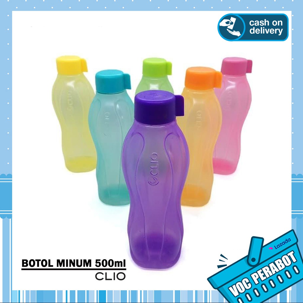 Clio Botol Minum 500ml - PERABOT - Botol Minum Anak