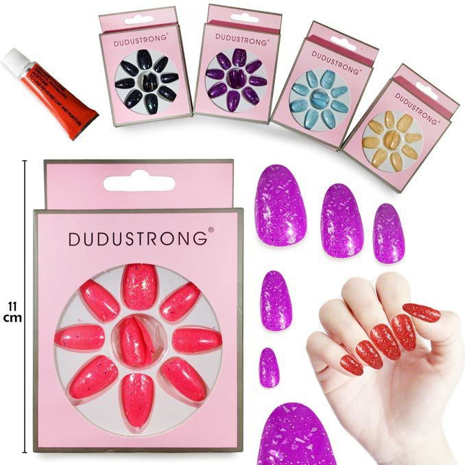 kuku palsu natural nails isi 12 dudustrong