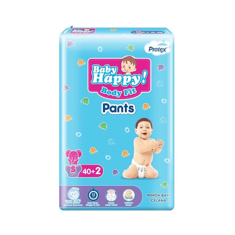 PROMO POPOK BABY HAPPY BODY FIT PANTS SIZE M34 / L30 / XL26 / XXL24