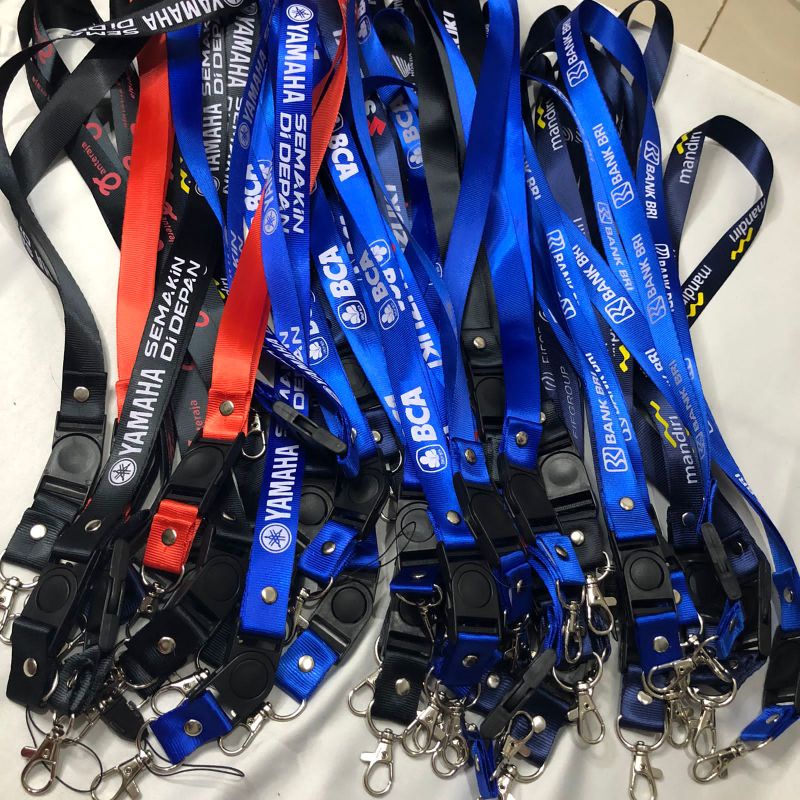 

Custome Lanyard Tali Id card Name Tag Termurah