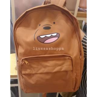 Tas Ransel Miniso We Bare Bears Backpack Shopee Indonesia