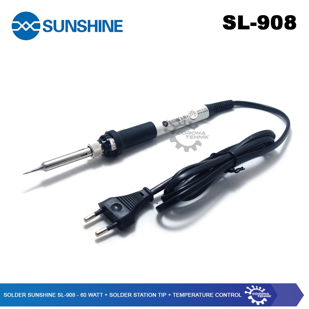 SL-908 - Solder Sunshine - 60 Watt + Solder Station Tip + Temp Control