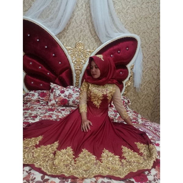 Gaun pesta // jahit gaun