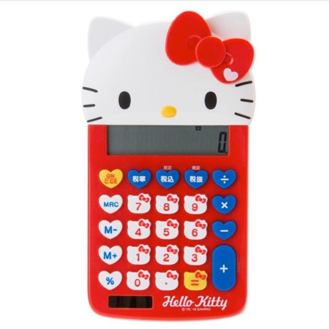 

Kalkulator Hello Kitty Merah 12 Digit Original Lisensi SANRIO Jepang