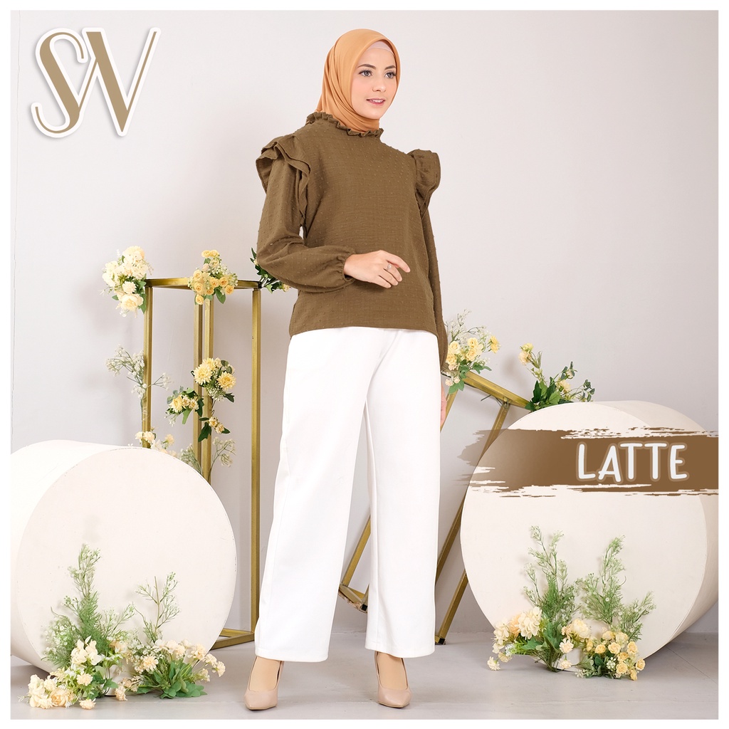 BLOUSE AIR FLOW URAGIRI RAMPEL ATASAN BABYDOLL WANITA CASUAL RESMI BLUS KANTOR KEMEJA WANITA DAILY B