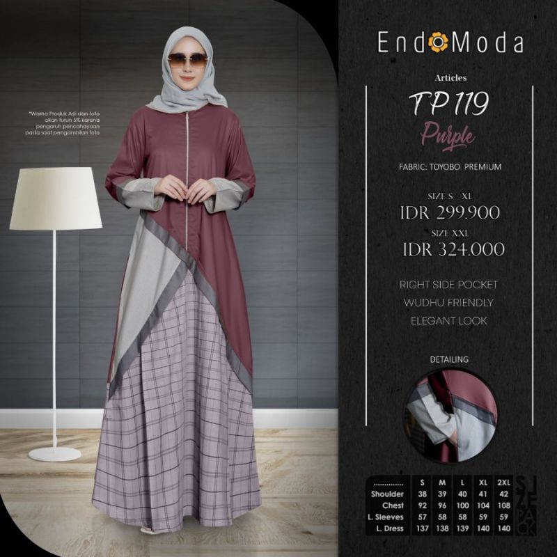 GAMIS ENDOMODA TP 119 || BLUE &amp; ORANGE