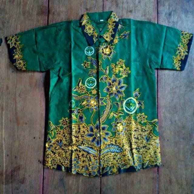 Batik Ipnu lengan pendek