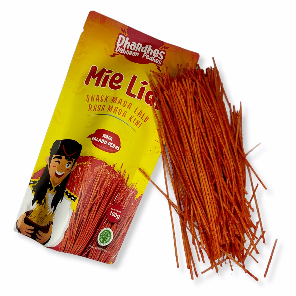 

Dhardhes - Mie Lidi - Rasa Balado Pedas - 100gr