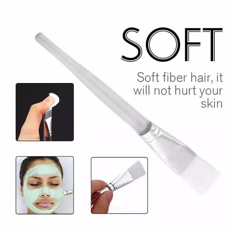 KUAS MASKER SOFT, LEMBUT BEWARNA