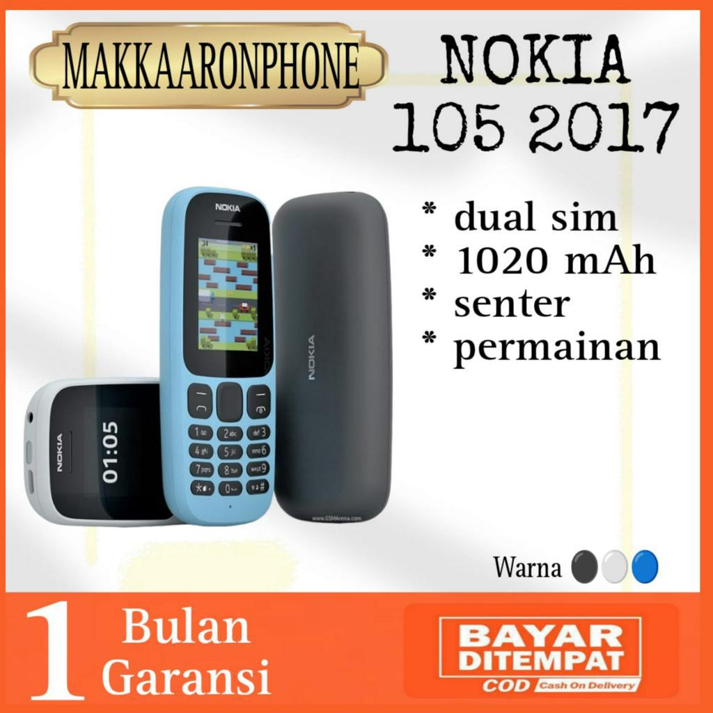 HANDPHONE NOKIA 105 (2017) VARIASI WARNA PUTIH