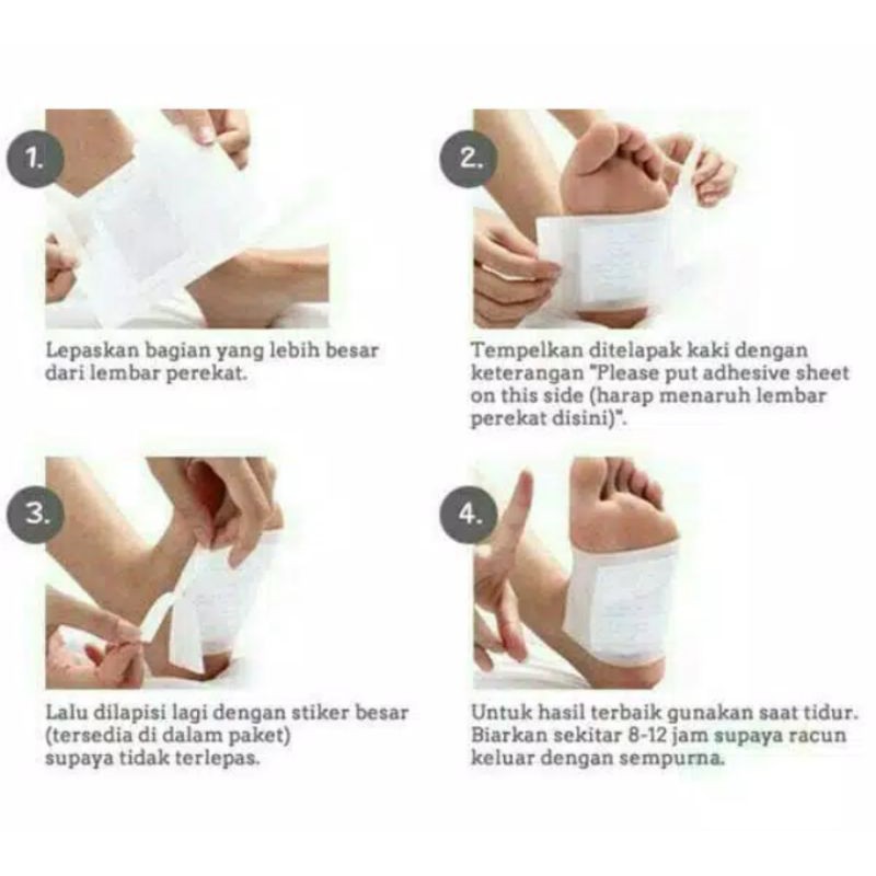 bisa cod kiyome kinoki gold ginger salt aroma herbal detox kaki 1 pcs