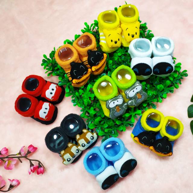 Kaos Kaki Baby Size 0-6bulan / Kaos Kaki Anak Bayi Boneka 3d Sni