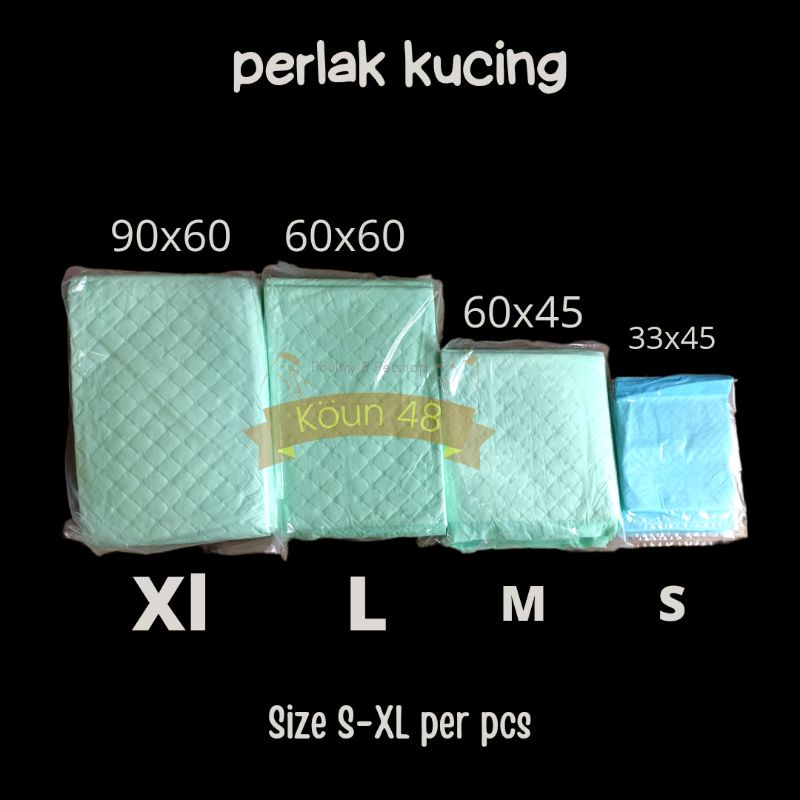 Underpad instan perlak kucing perlak anjing alas kandang