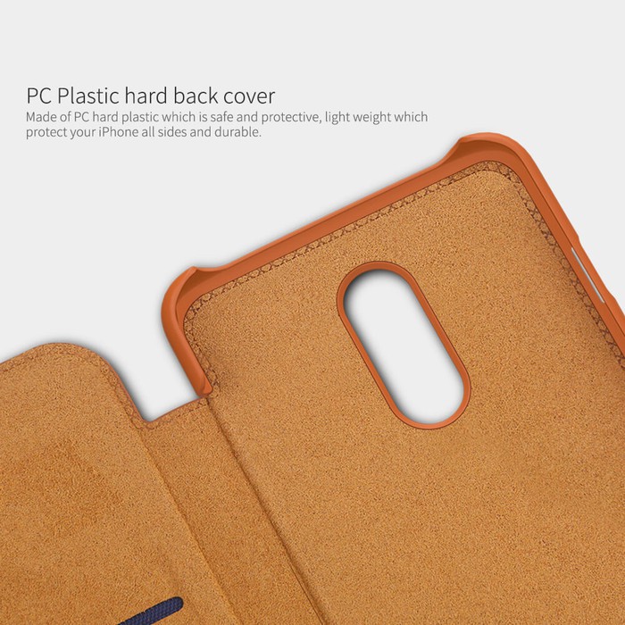 Flip Cover Oneplus 7 Nillkin Qin Leather Flip Case Original