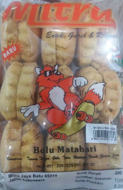 

KUE BOLU KERING MATAHARI