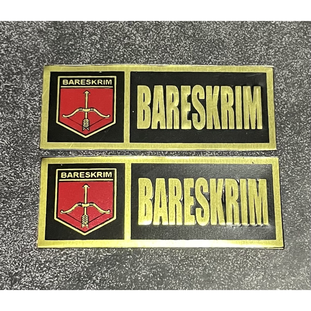 Sticker Plat Bareskrim - Stiker Plat Hantu Reskrimum - Stiker Motor Bareskrim