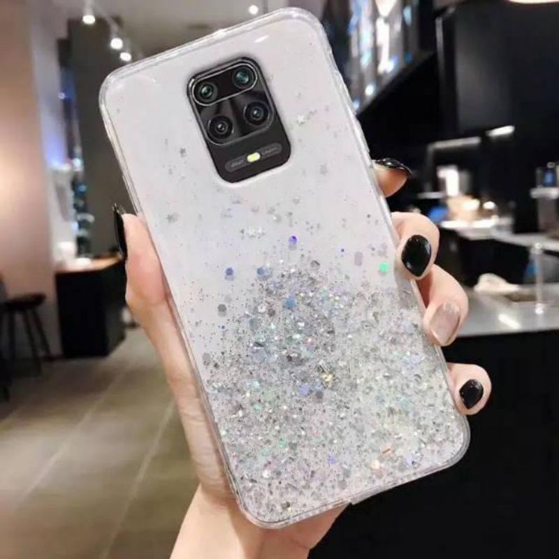 Xiaomi Redmi Note 9 Note 9 Pro Casing Softcase Tpu Bahan Premium Glitter Glossy