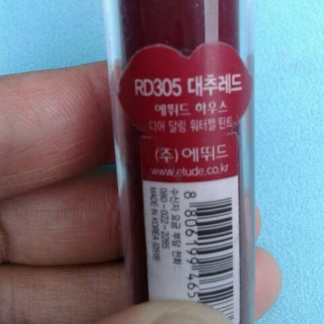 [PRELOVED] Dear Darling Water Gel Tint (Winter Shade) RD305 Jujube Red 대추레드