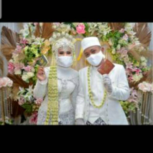 Masker pengantin sepasang