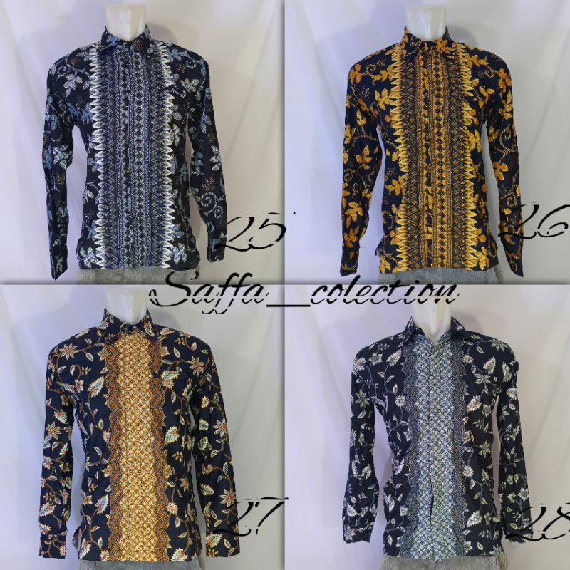 kmeja batik pria/batik pria/kmeja lengan panjang