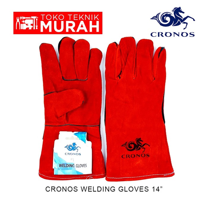 Cronos Sarung Tangan Las 14 Inch Welding Gloves 14” - Isi 12 Pasang