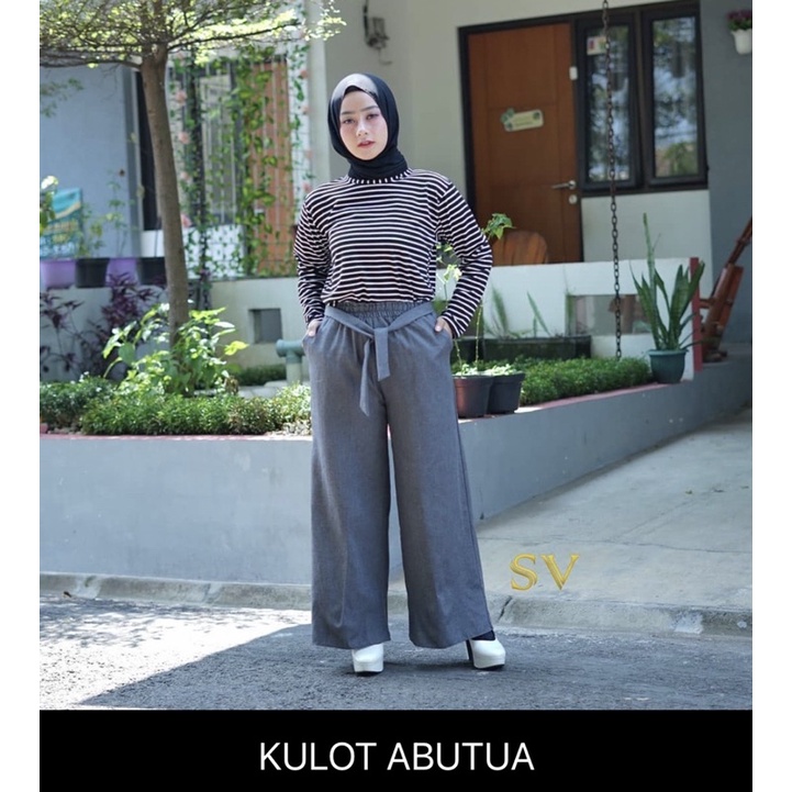 KULOT RIBON PANTS / CELANA KULOT / KULOT WOLFIS POLOS