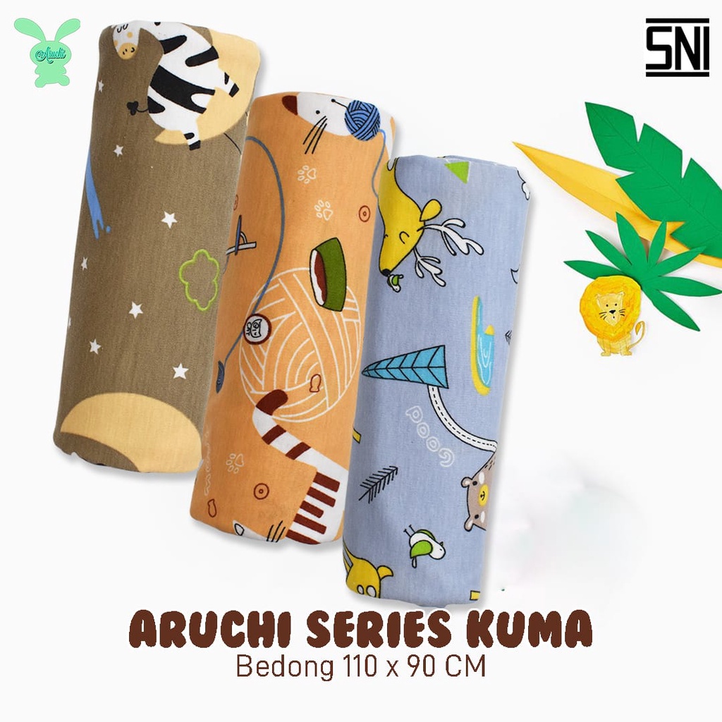 Aruchi Baby Bedong Motif 1 Pcs - Bedong bayi/kain bedong/pakaian bayi