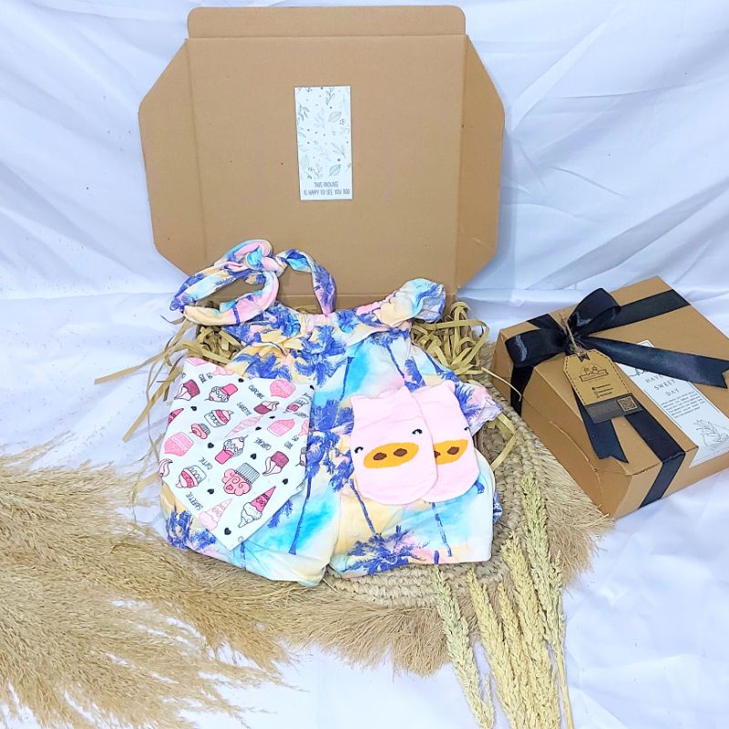 KADO BAYI | HAMPERS BAYI | JUMPER BAYI | JUMPSUIT BAYI | DRESS BAYI PEREMPUAN | BAJU BAYI LAKI LAKI | HAMPERS BAYI NEWBORN | HAMPERS BABY BOY | HAMPERS BABY GIRL | SETELAN ANAK LAKI LAKI | SETELAN ANAK PEREMPUAN | BABY GIFT | PARCEL NEWBORN | KADO LAHIRAN-set tropicalbeach+kk