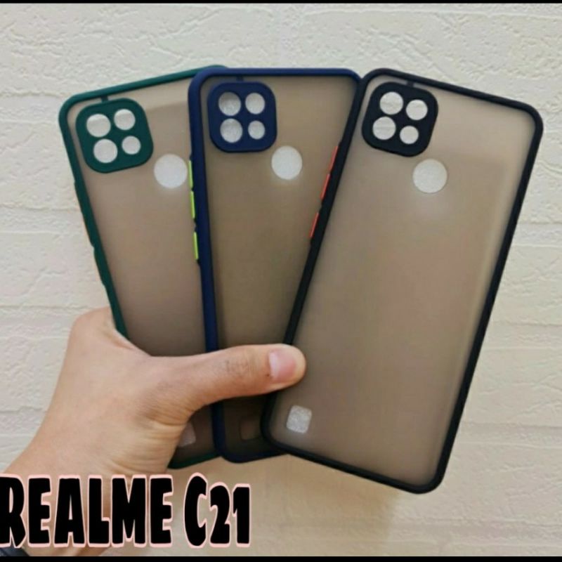 Realme C21 C21y C15 Cover Dove lis Warma Soft Case